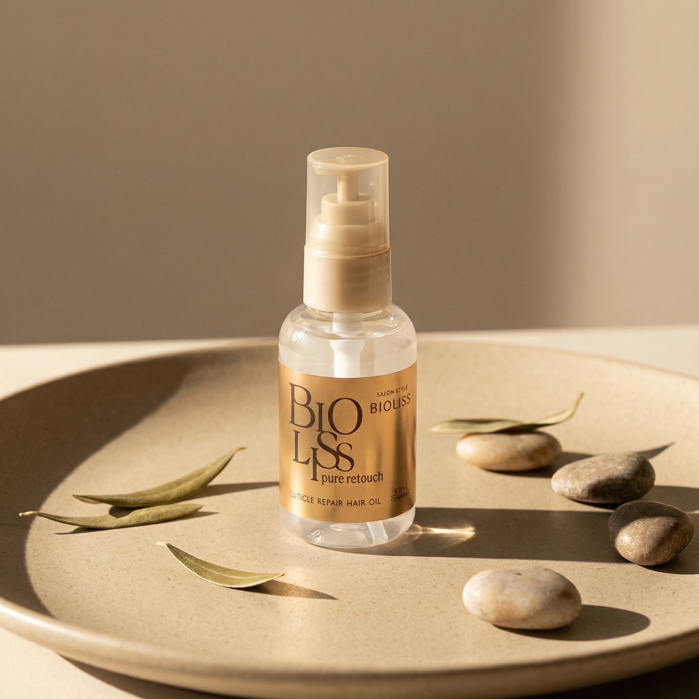 Kose Bioliss Pure Retouch Cuticle Repair Hair Oil 80ml