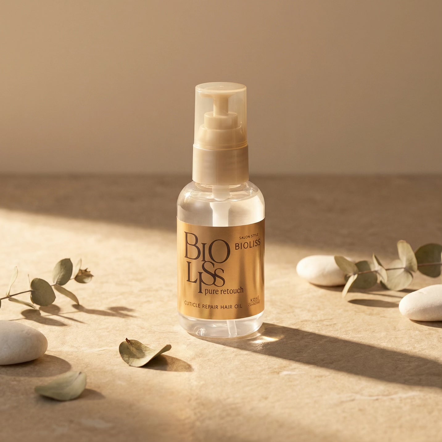 Kose Bioliss Pure Retouch Cuticle Repair Hair Oil 80ml