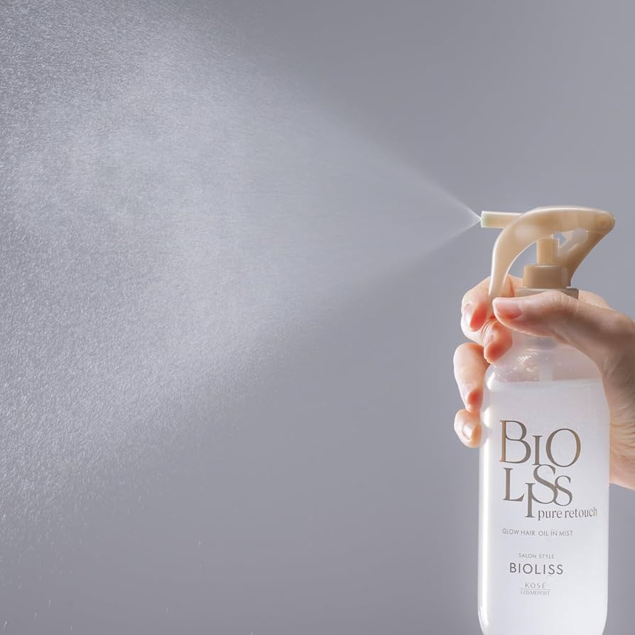 Kose Bioliss Pure Retouch Glow Hair Oil In Mist 250ml