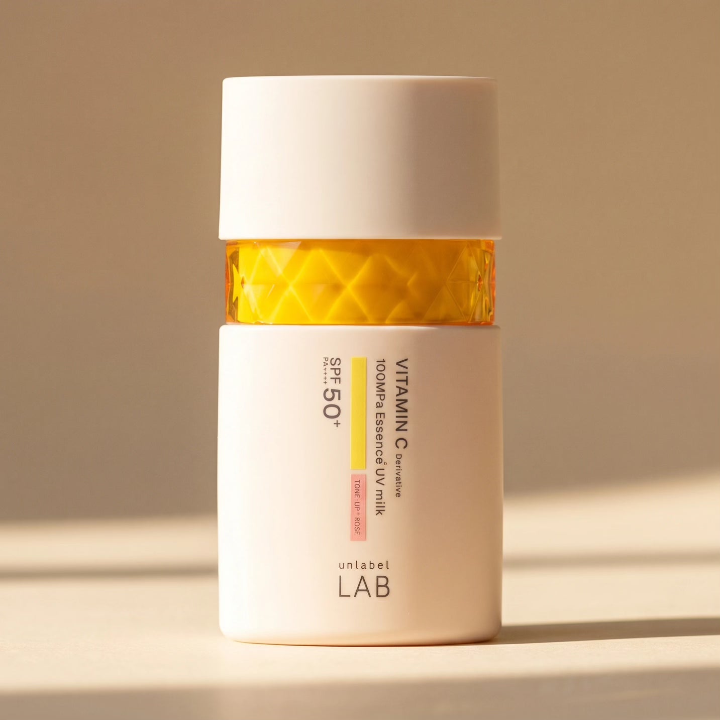 Unlabel LAB Vitamin C 100MPa Essence UV Milk (Tone Up Rose) SPF50+ PA++++ 50ml