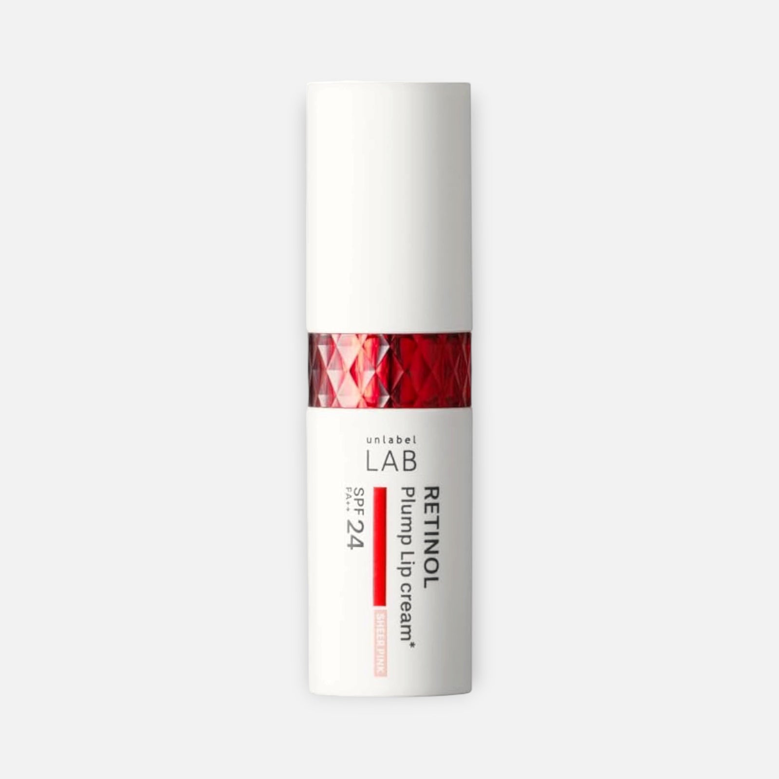 Unlabel LAB Retinol Plump Lip Cream (Sheer Pink) SPF24 PA++ 4g