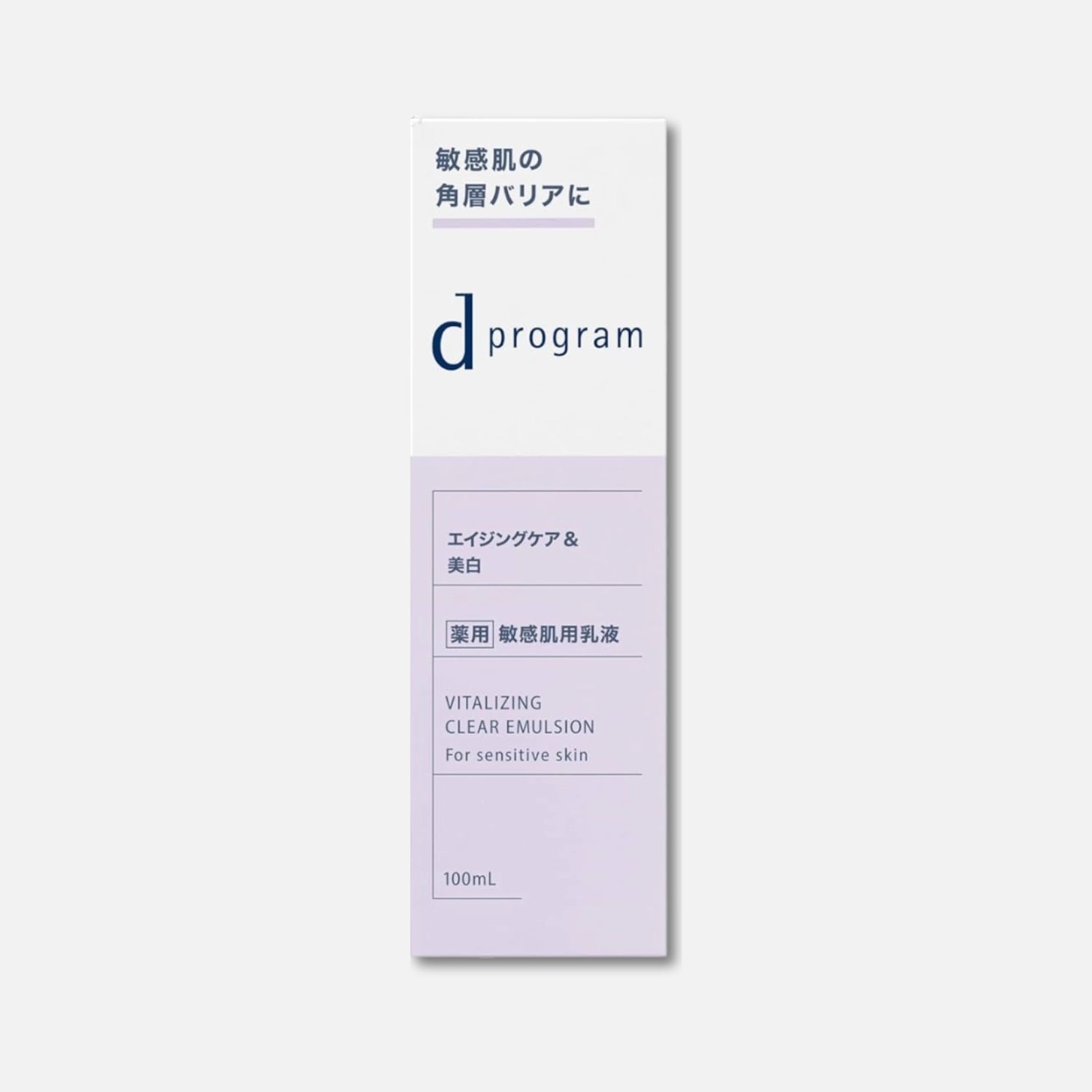 Shiseido D Program Vitalizing Clear Emulsion 100ml