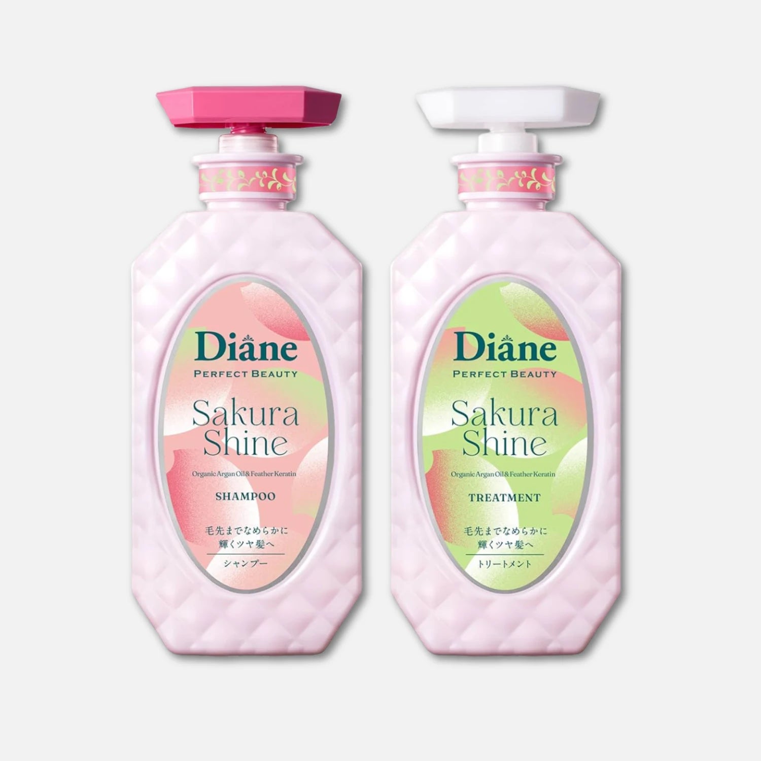 Diane Sakura Shine Shampoo & Treatment Set 450ml Each