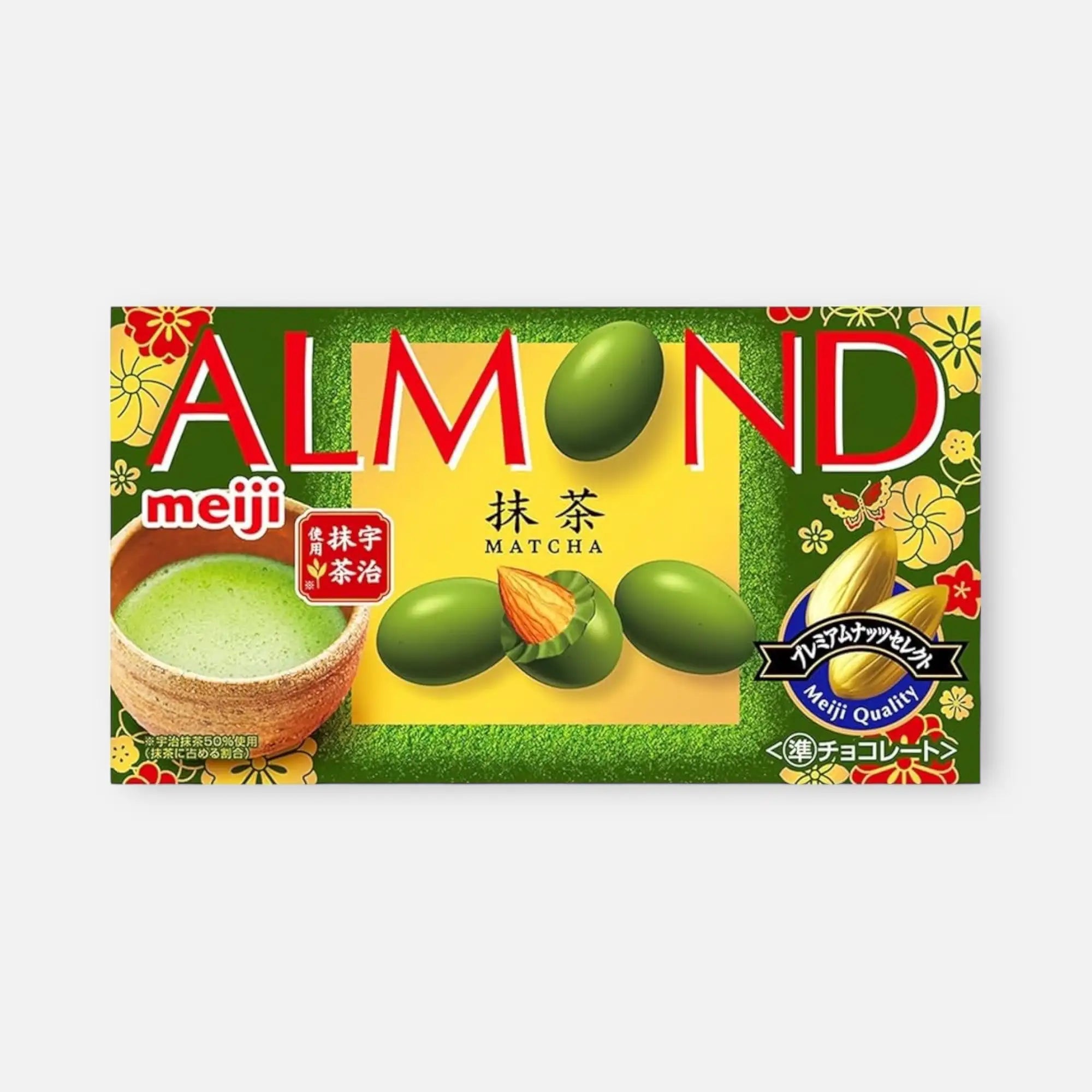Meiji Almond Matcha Chocolate 67g