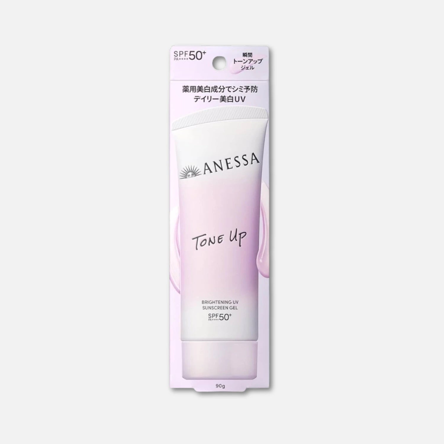 Anessa Tone Up Brightening UV Sunscreen Gel SPF50+/PA++++ 90g