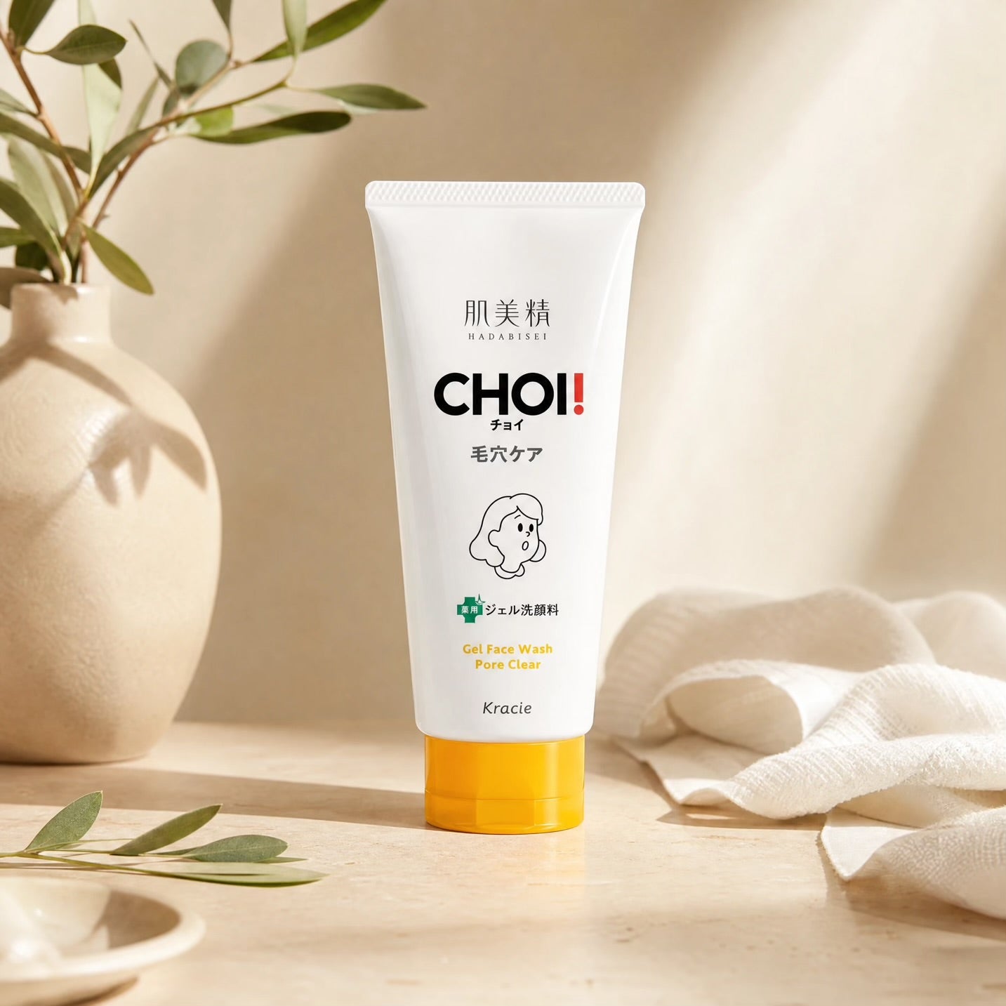 Kracie Hadabisei Choi Gel Face Wash Pore Clear 110g