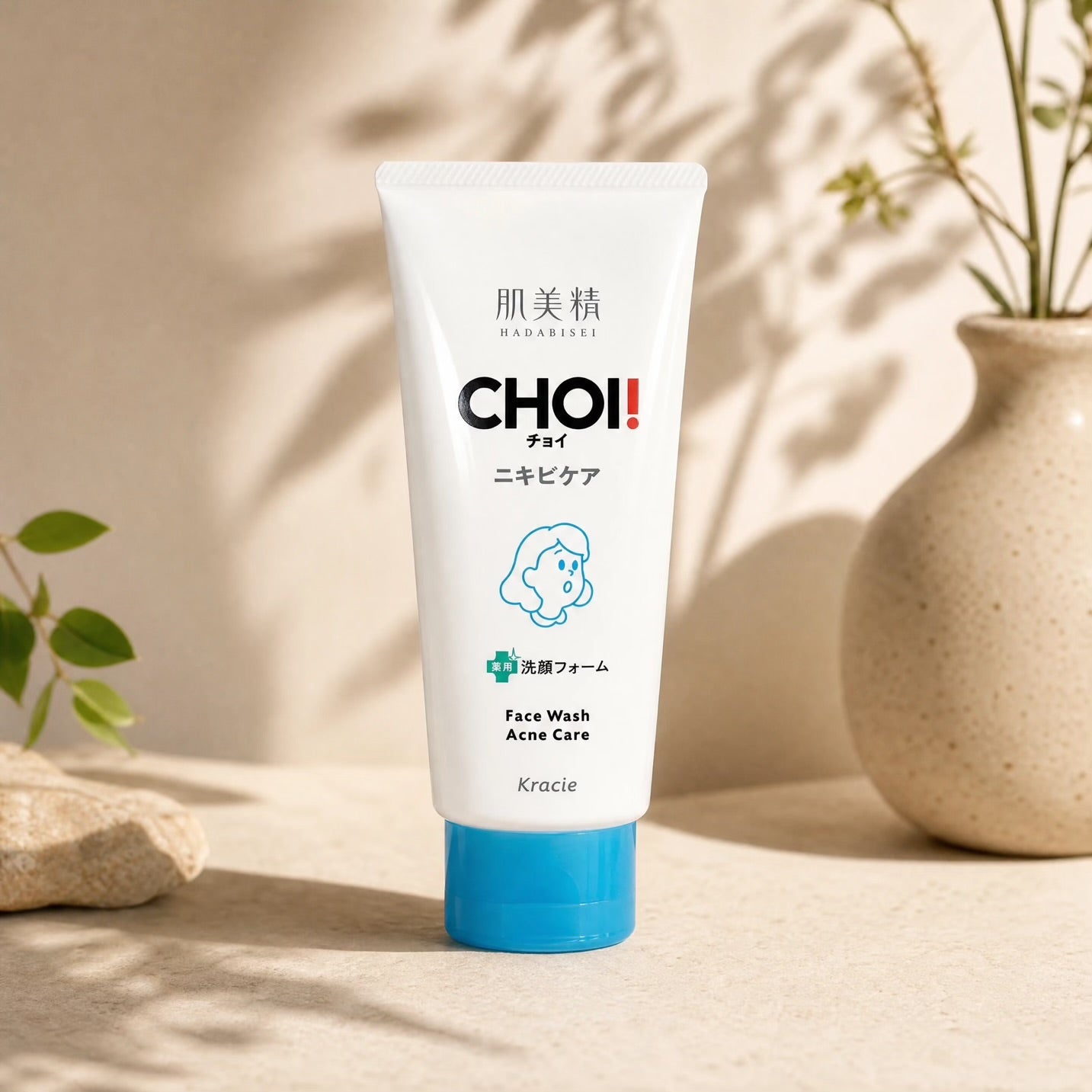 Kracie Hadabisei Choi Face Wash Acne Care 110g