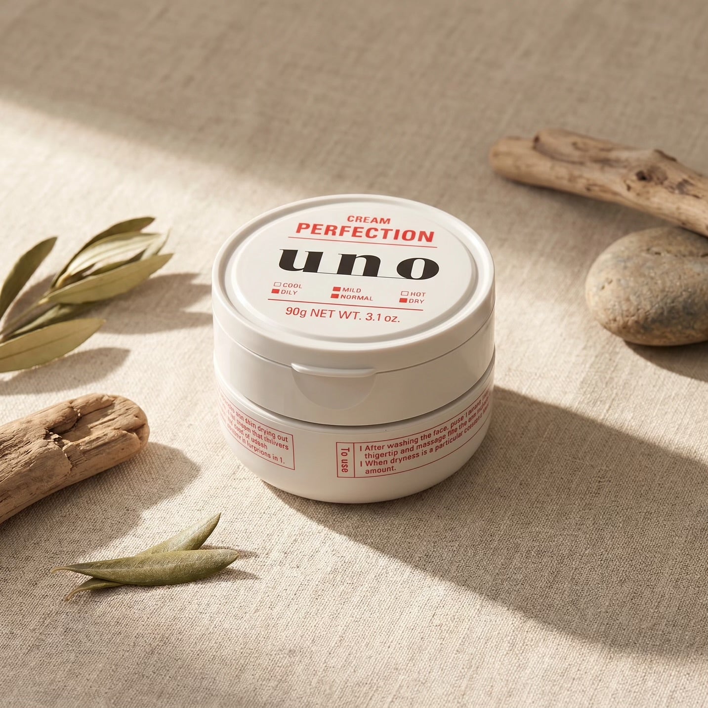Shiseido Uno for Men Cream Perfection 90g