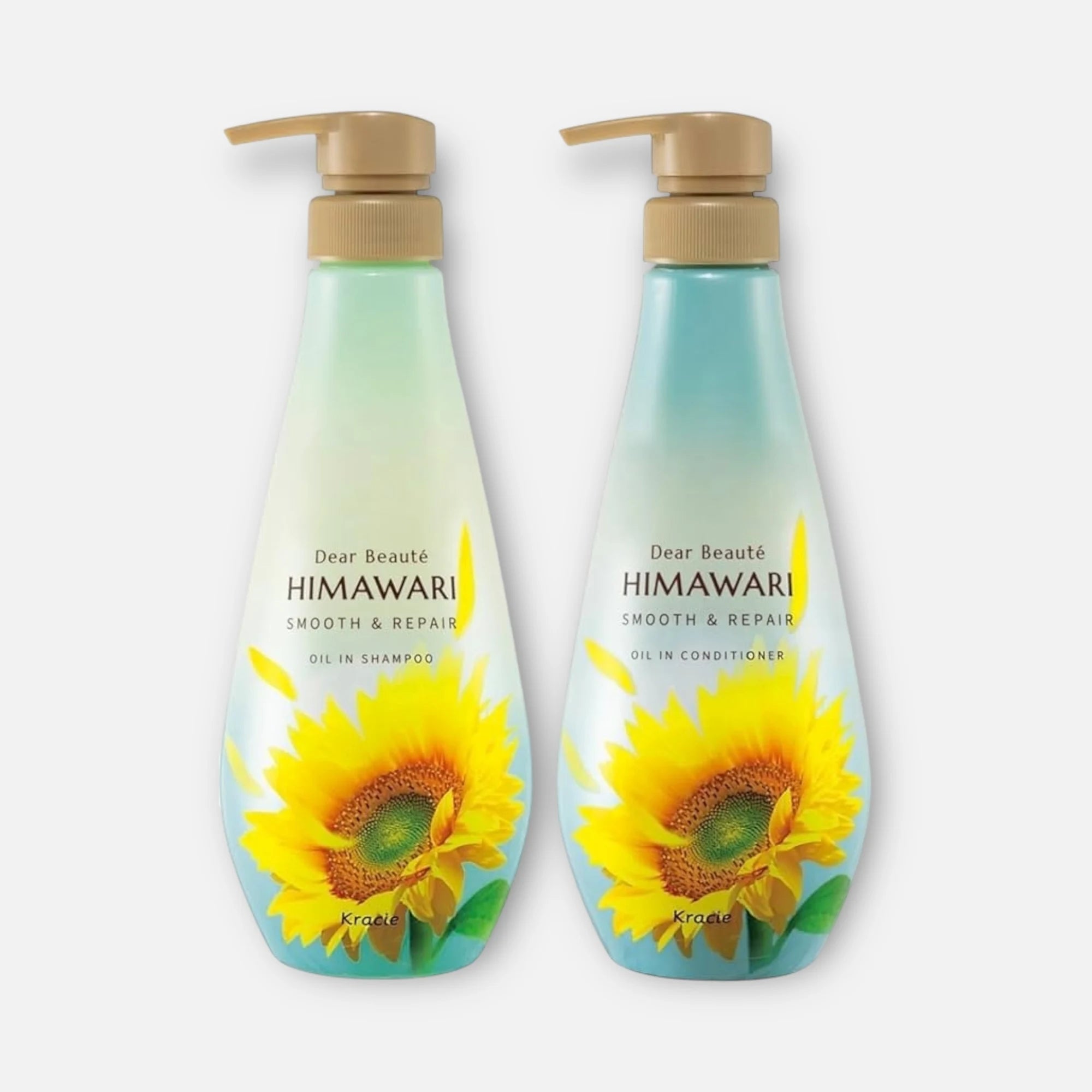 Kracie Himawari Smooth & Repair Shampoo & Conditioner Set (500ml