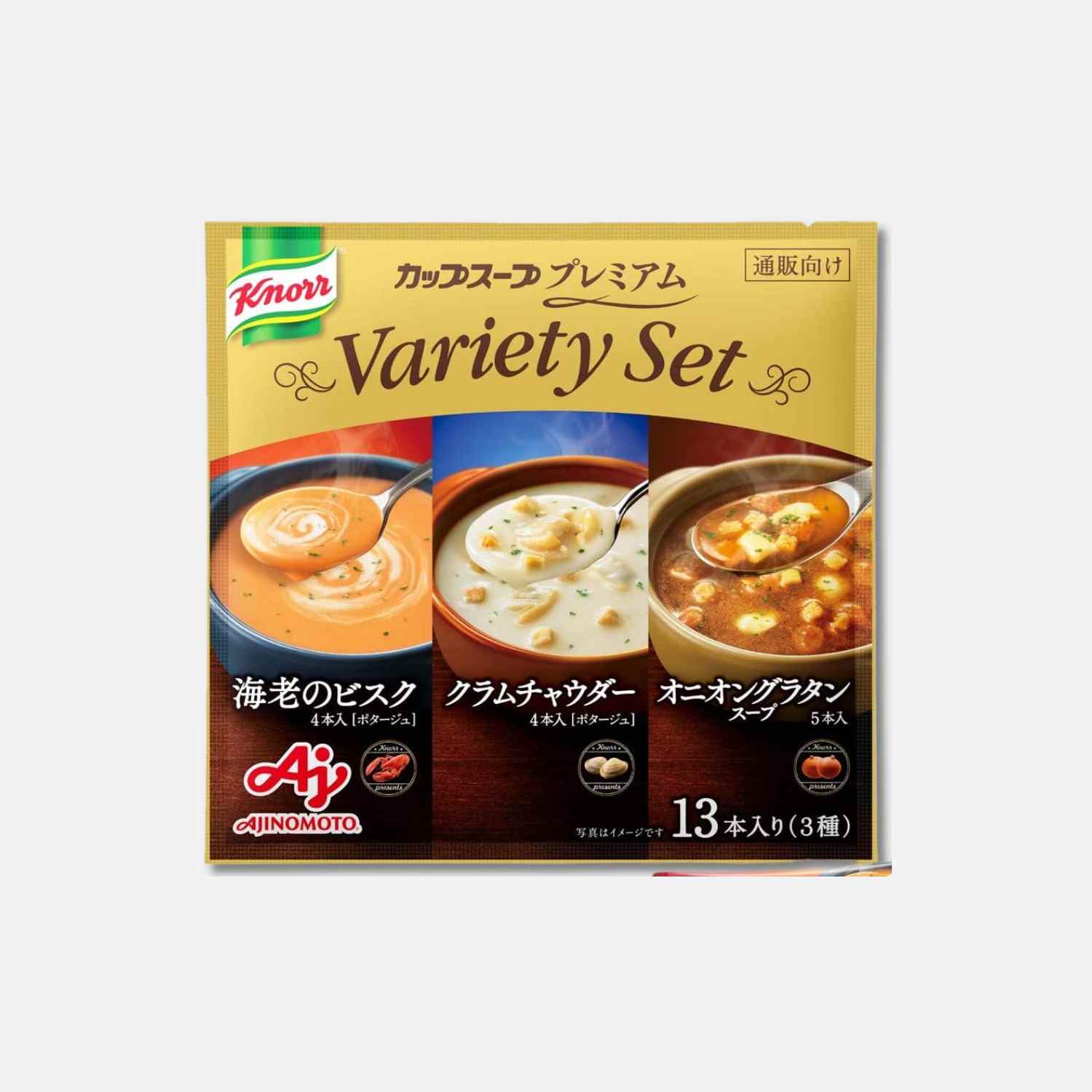 Ajinomoto Cup Soup Variety Set (Pack of 13) - Buy Me Japan