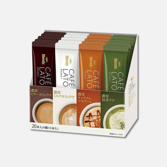 AGF Blendy Sticks Assortment Coffee Latory (Pack of 20) - Buy Me Japan