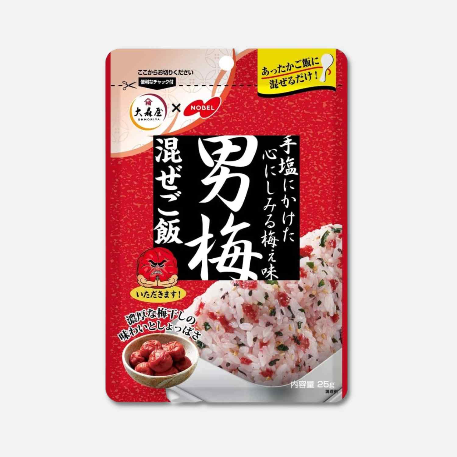 Oomoriya Furikake Strong Dried Ume 23g - Buy Me Japan