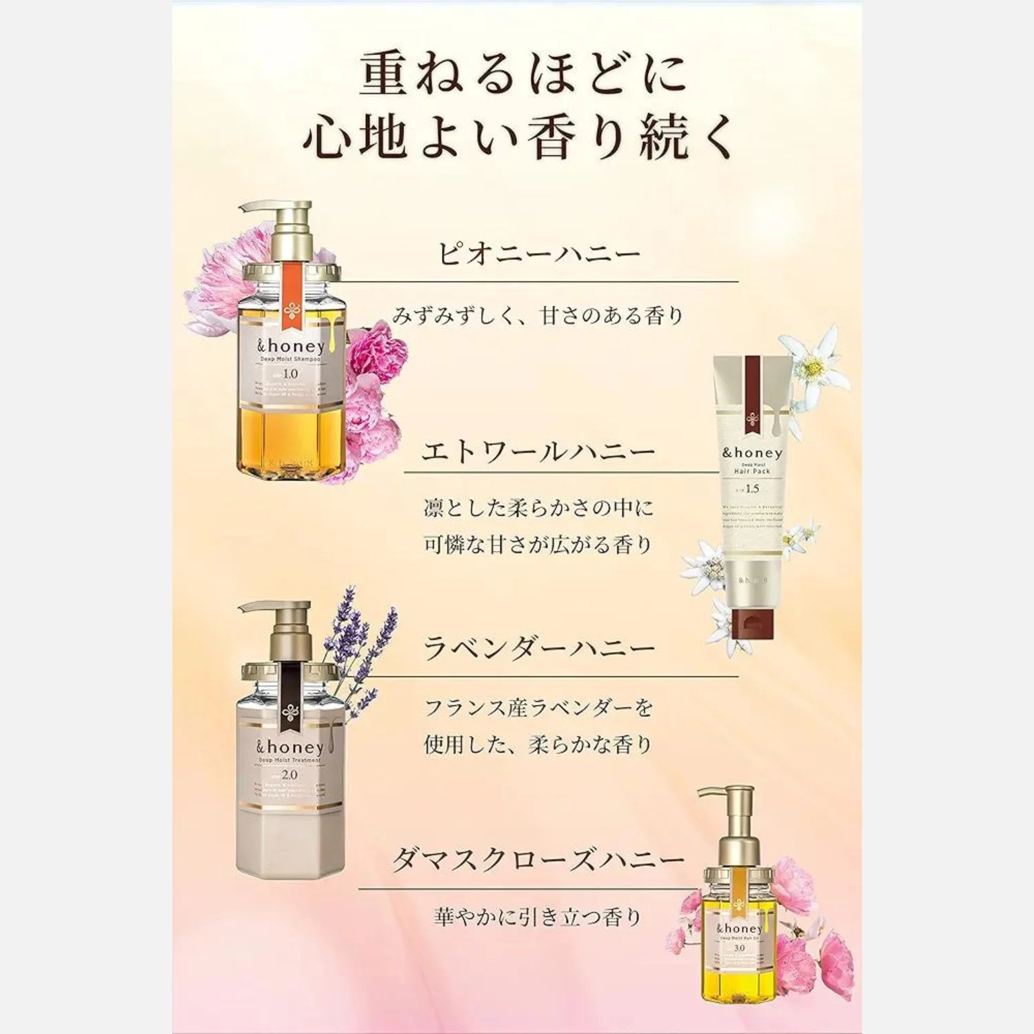 & Honey Deep Moist Hair Mask 130g - Buy Me Japan
