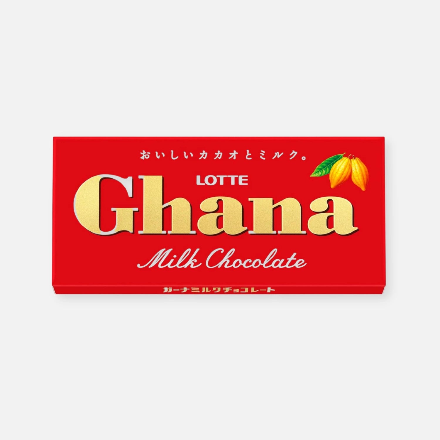 Lotte Ghana Milk Chocolate 50g - Buy Me Japan