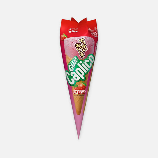 Glico Giant Caplico Strawberry Chocolate Candy 36g - Buy Me Japan