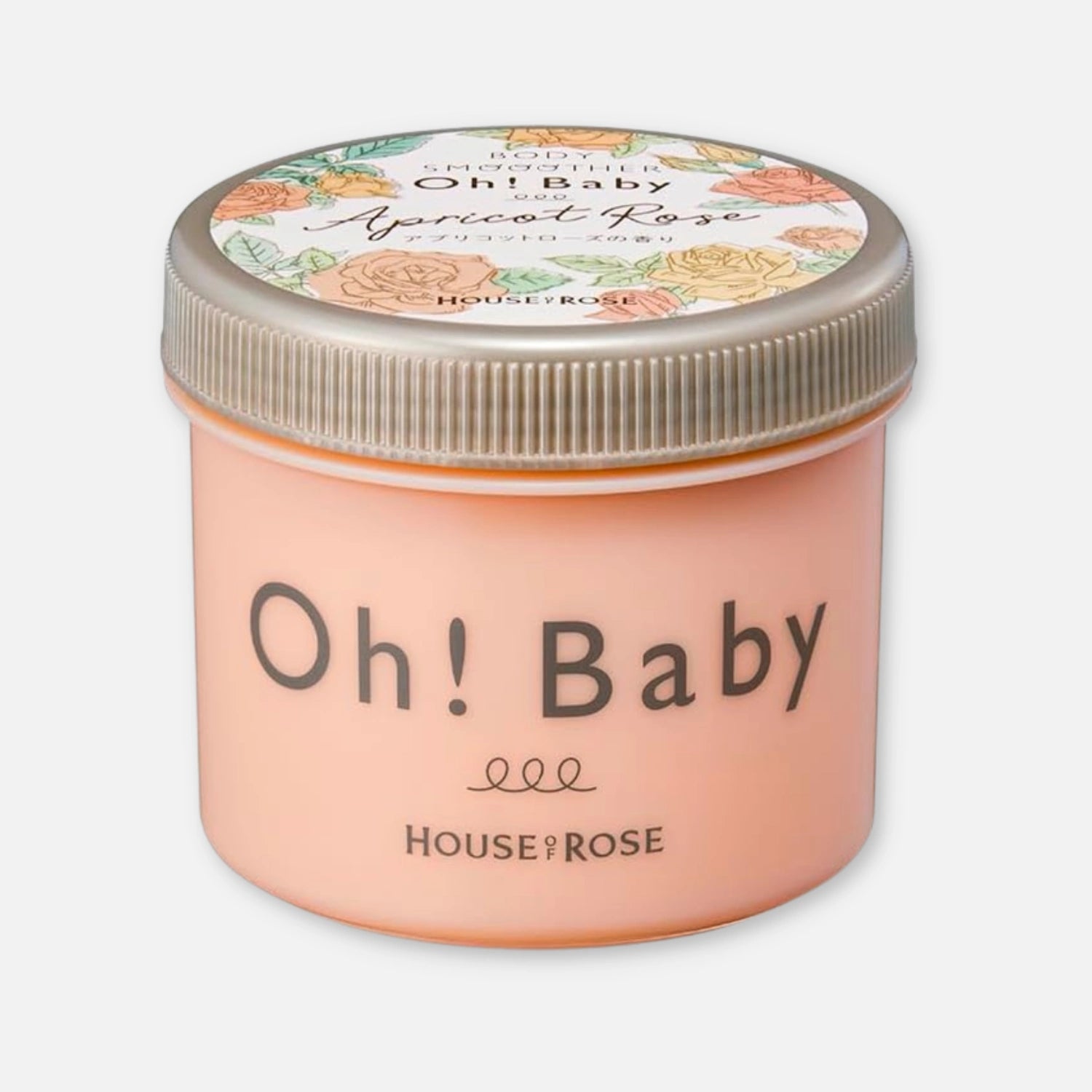 House Of Rose Oh! Baby Body Scrub Smoother Cream Apricot Rose 350g - Buy Me Japan