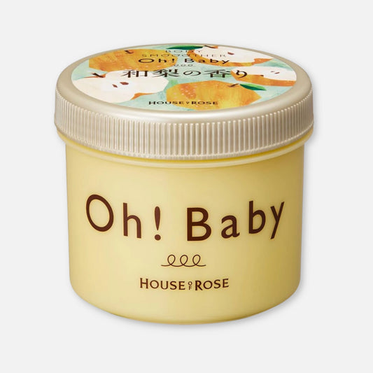 House Of Rose Oh! Baby Body Scrub Smoother Cream Pear 350g - Buy Me Japan