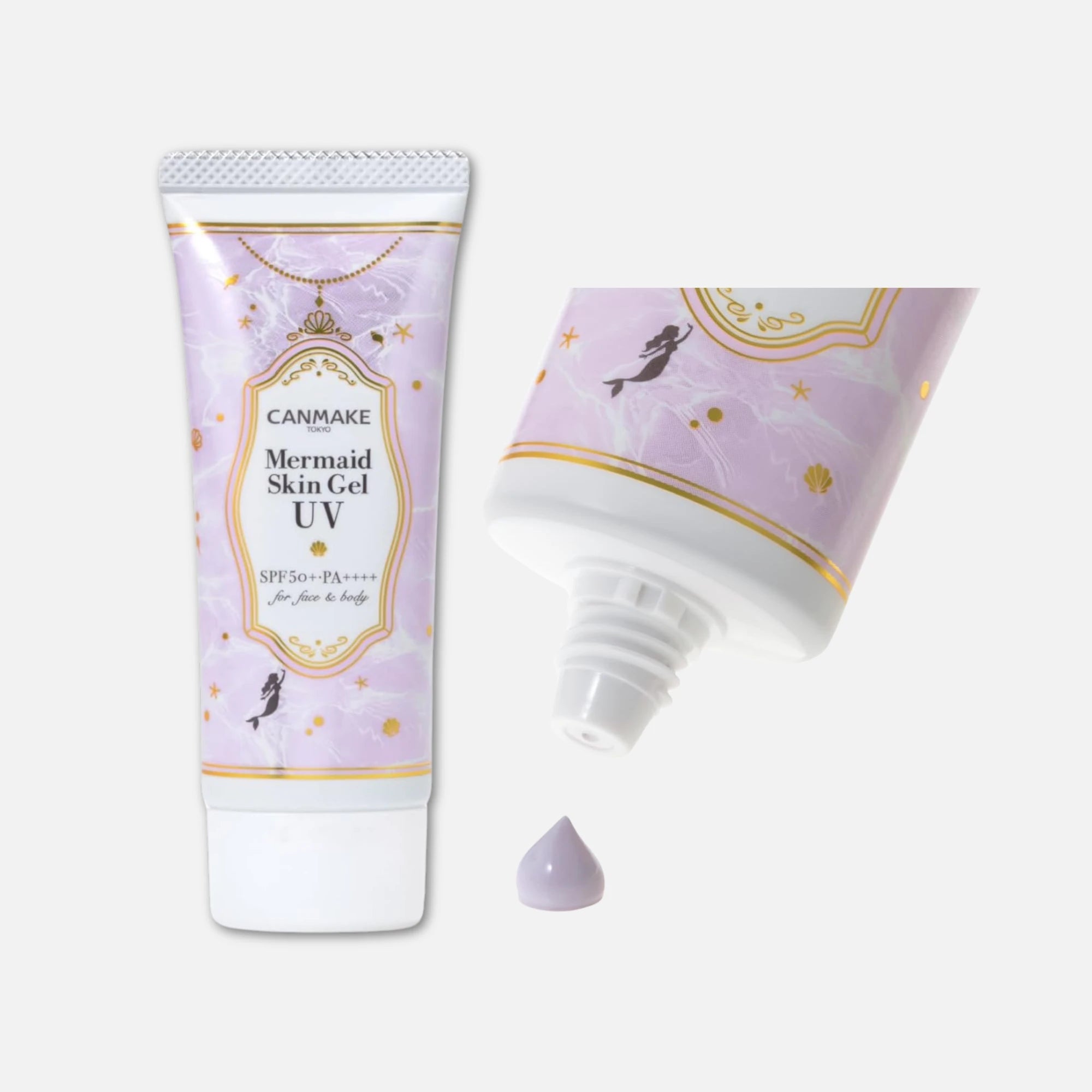 Canmake Mermaid Skin Gel UV SPF50 PA++++ 40g (Various Shades)