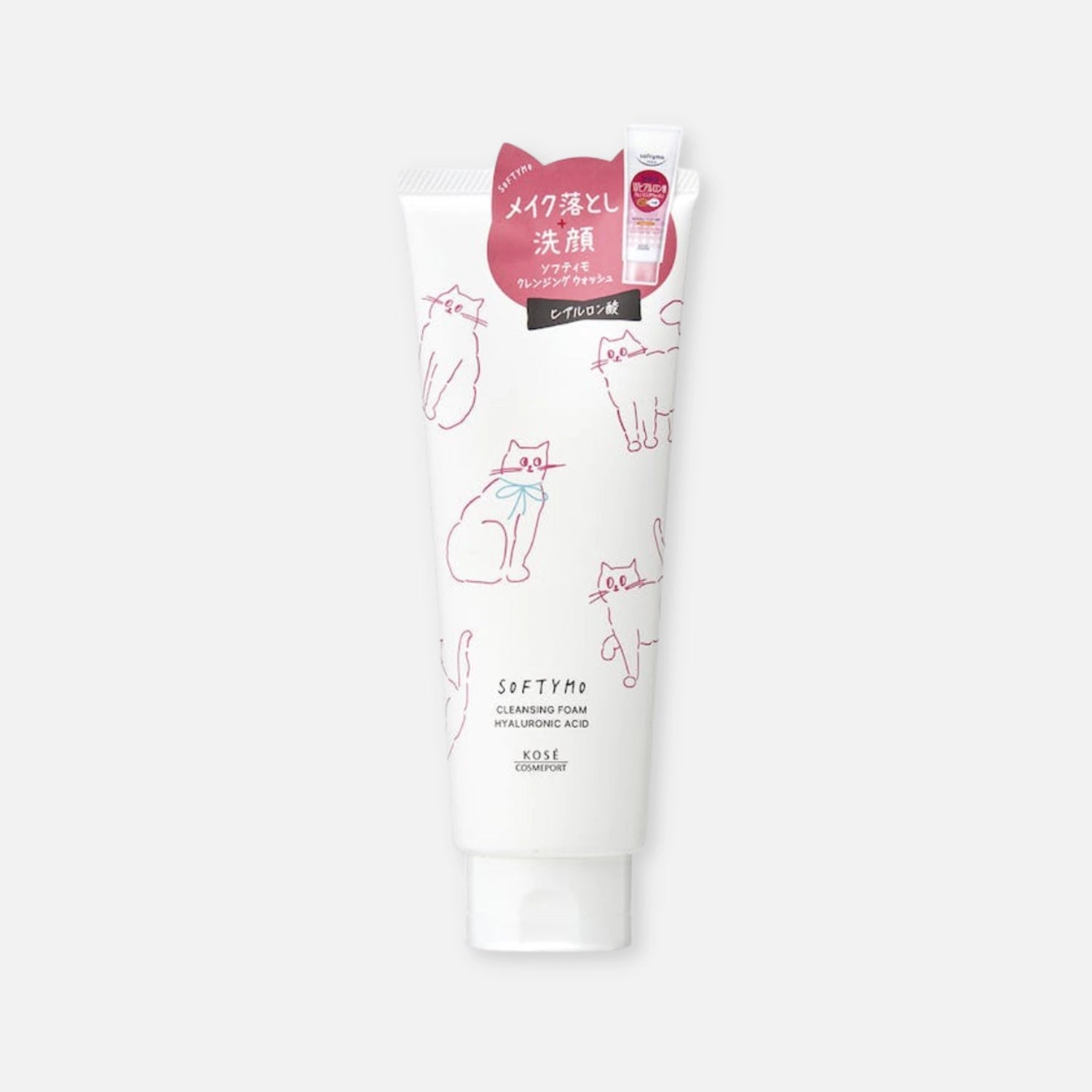Kose Softymo Hyaluronic Acid Cleansing Foam 220g - Buy Me Japan