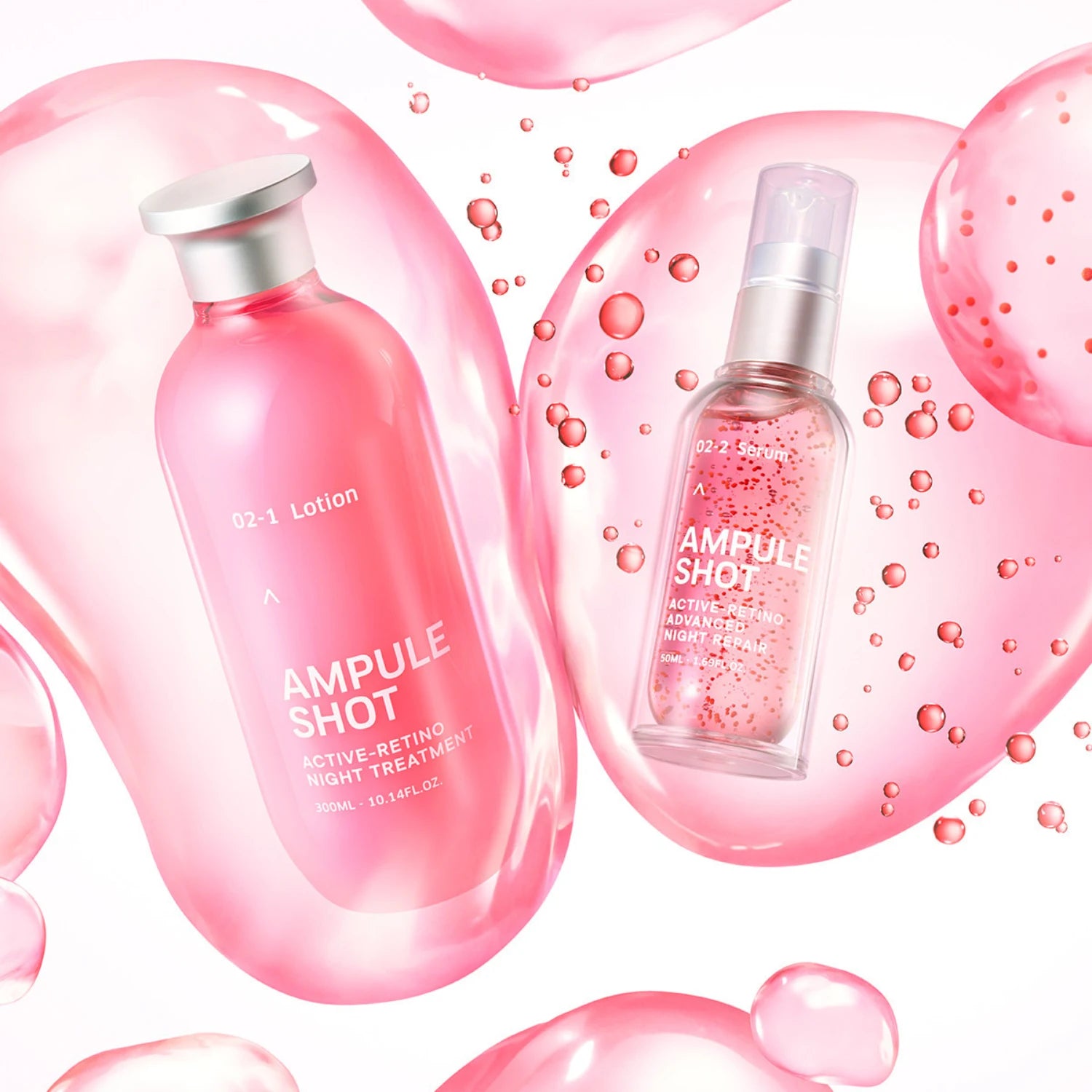 Ampule Shot Active-Retino Advanced Night Repair Serum 50ml - Buy Me Japan