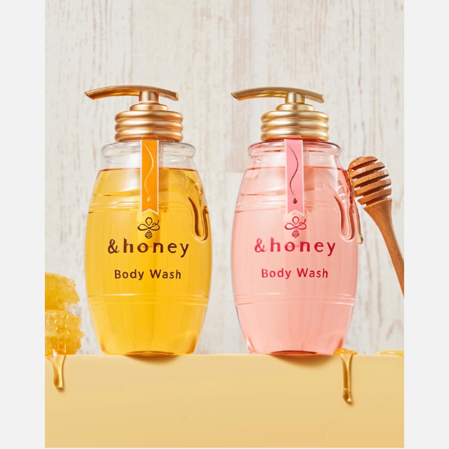 & Honey Melty Moist Rose Body Wash 500ml - Buy Me Japan