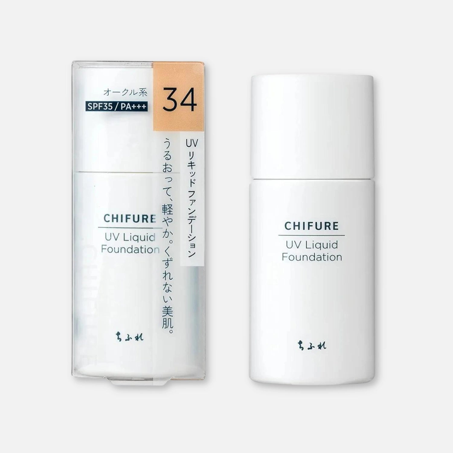 Chifure UV Liquid Foundation SPF35 PA+++ 30ml (Various Shades) - Buy Me Japan