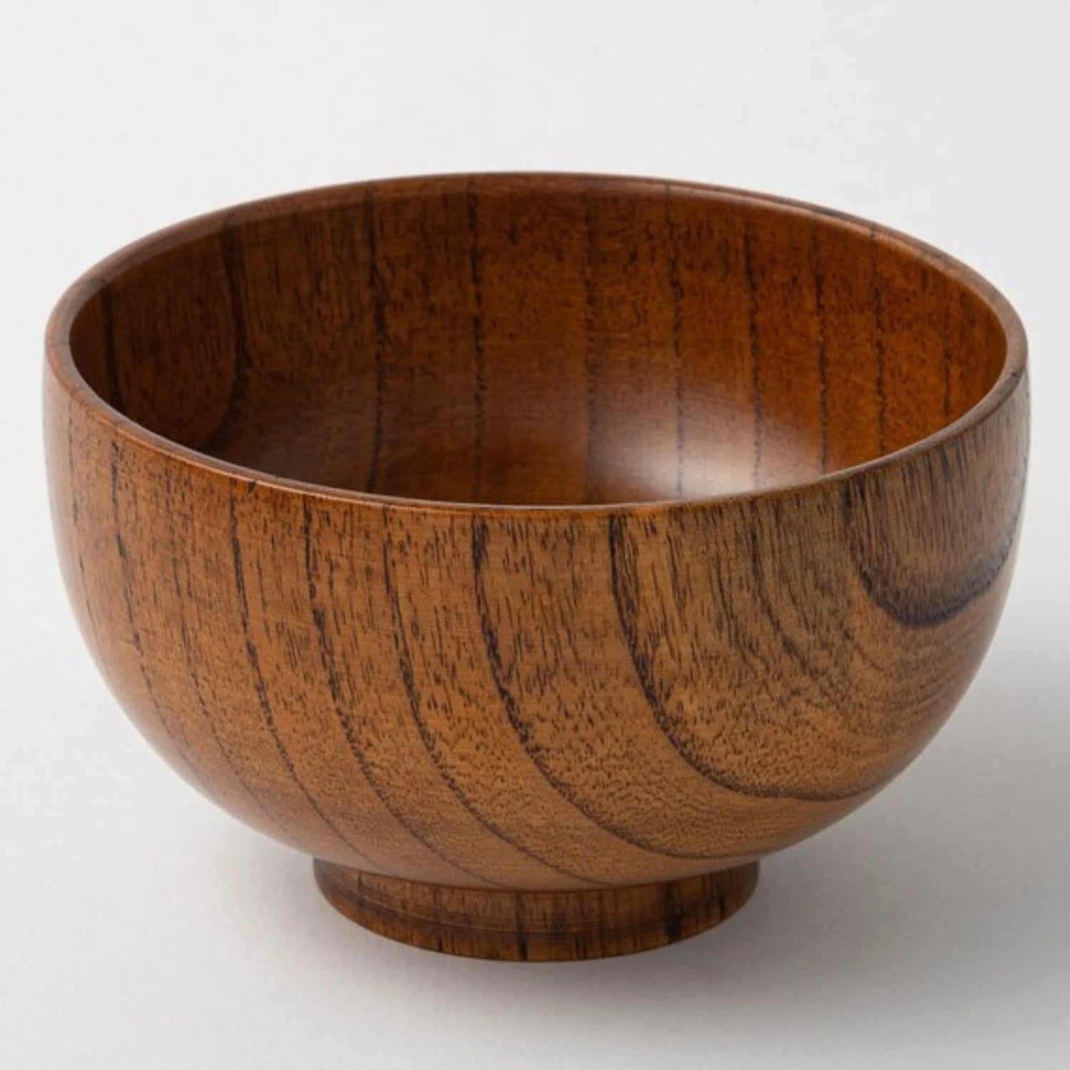 Nitori Natural Wood Miso Soup Bowl (Small) - Buy Me Japan