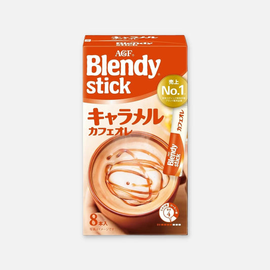 AGF Blendy Caramel Cafe Au Lait (Pack of 8) - Buy Me Japan