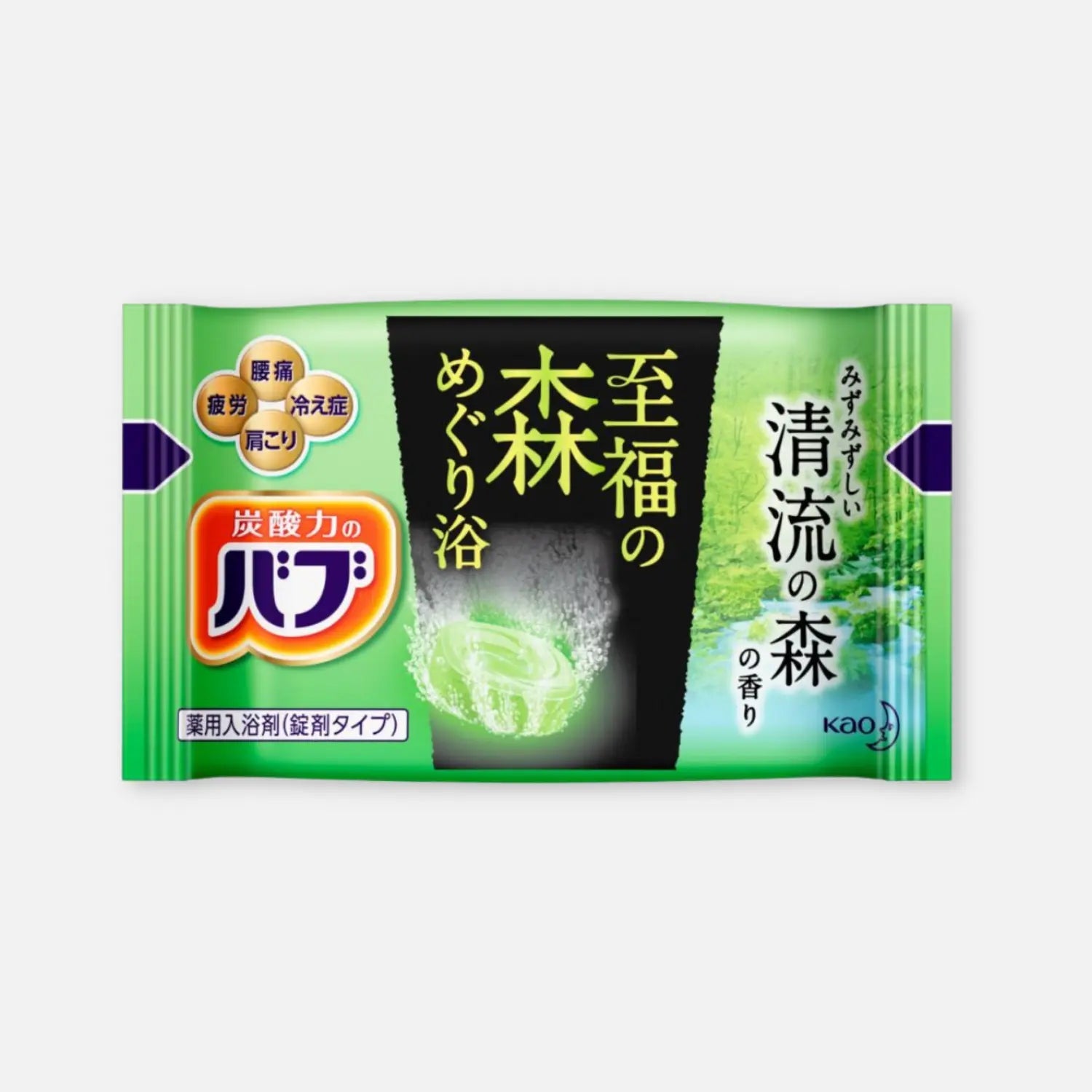 Kao Bub Aroma Bath Salt Bombs 40g (Various Scents) - Buy Me Japan