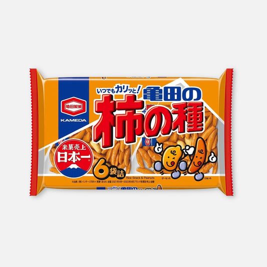 Kameda Kaki No Tane Japanese Peanut Snack 180g (6-Packs) - Buy Me Japan