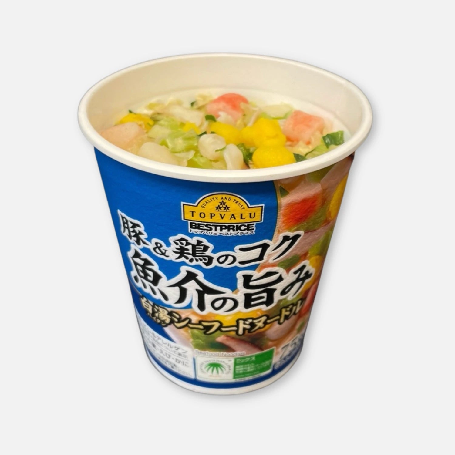 Topvalu Seafood Instant Noodle 75g - Buy Me Japan