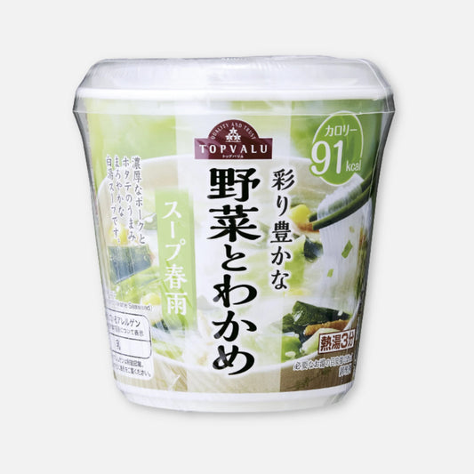Topvalu Harusame Seaweed Cup Soup 27g - Buy Me Japan