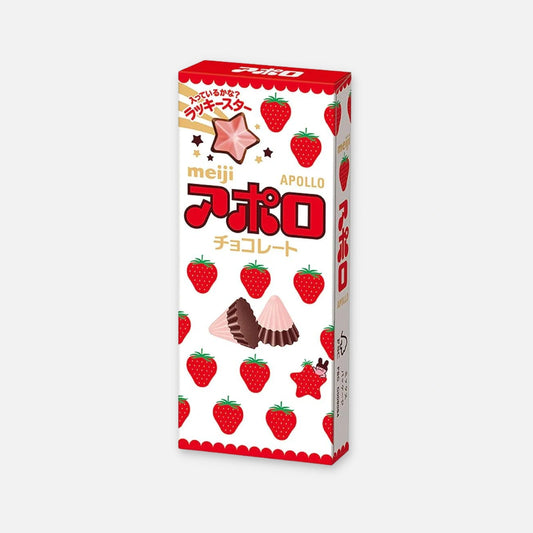 Meiji Apollo Strawberry Chocolate 46g - Buy Me Japan