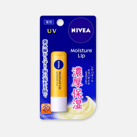Nivea Japan Moisture Lip UV Protection SPF20 PA++ 3.5g - Buy Me Japan