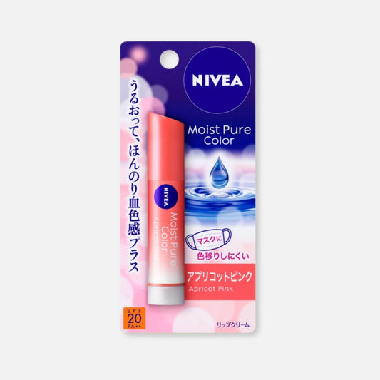 Nivea Japan Moisture Lip Pure Color 3.5g (Various Shades) - Buy Me Japan
