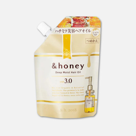 & Honey Deep Moist Hair Oil (Refill) 75ml
