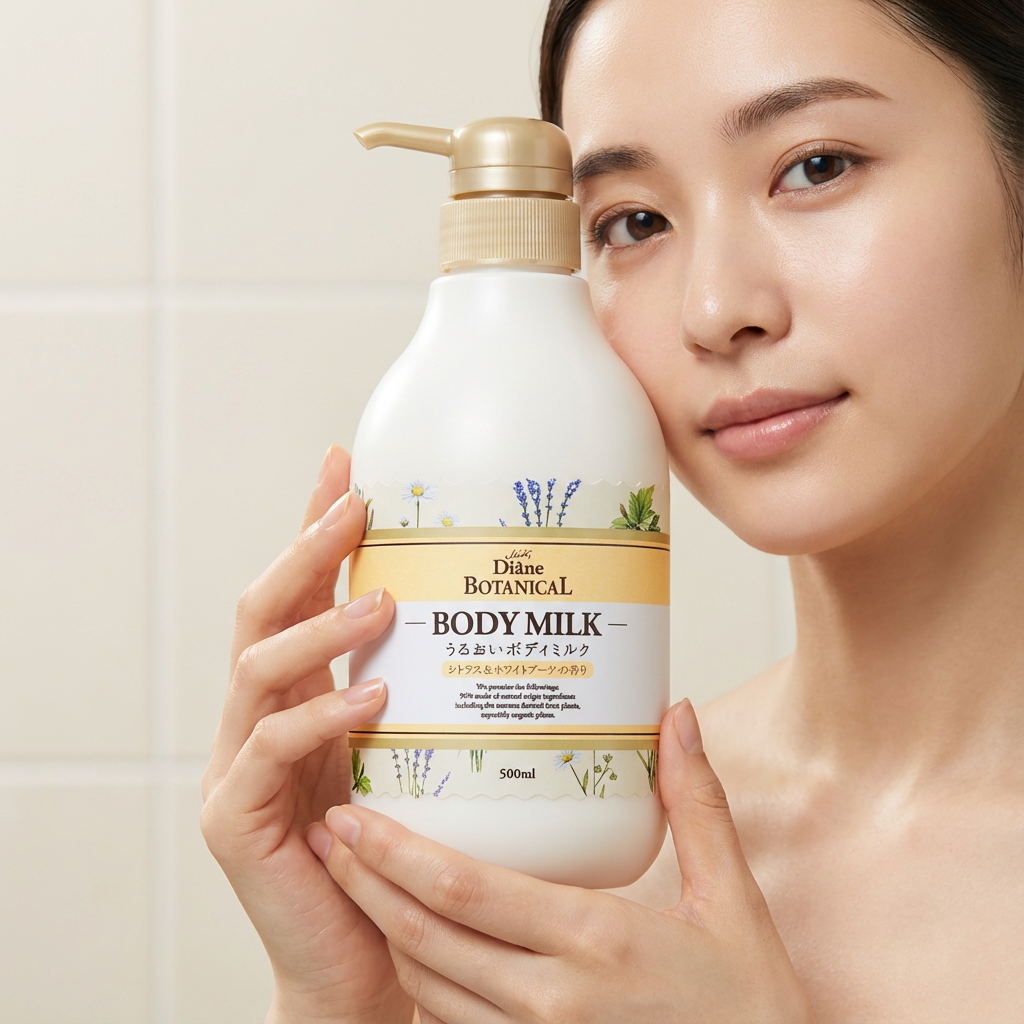 Diane Botanical Deep Moist Body Milk Citrus & White Bouquet 500ml