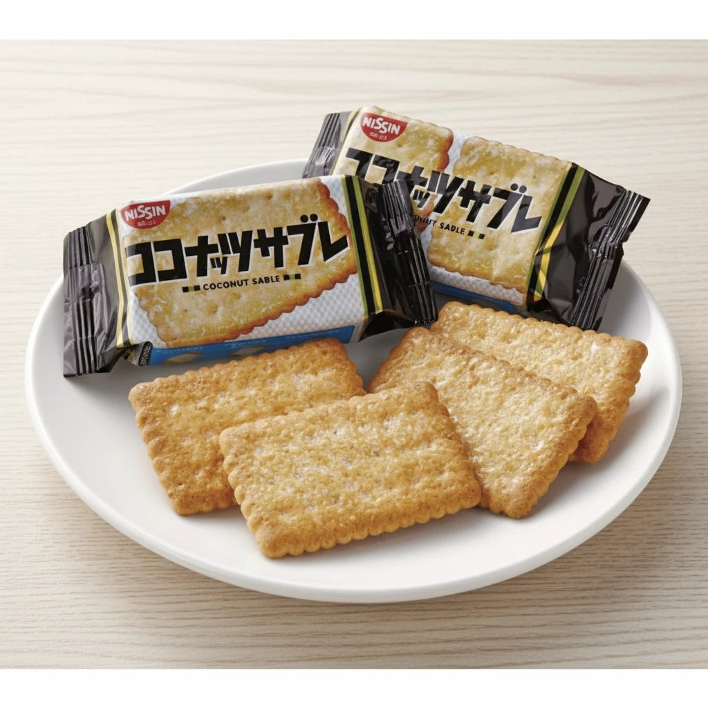 Nissin Foods Coconut Sable Cookies (16 units)