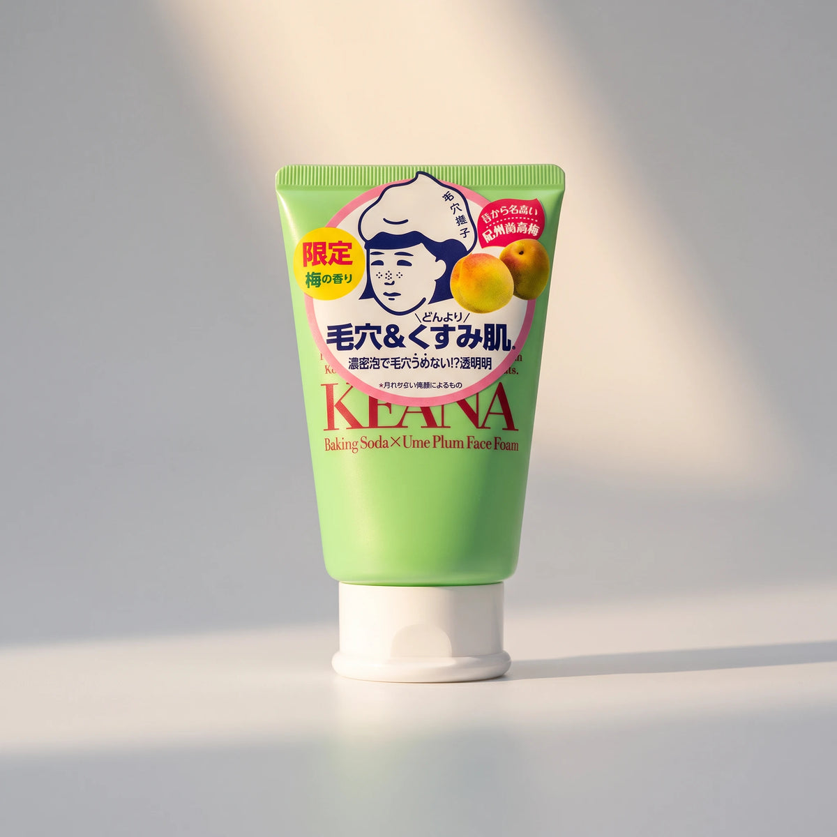 Keana Nadeshiko Kishu Nanko Ume Baking Soda Foam Wash 100g – close-up product view
