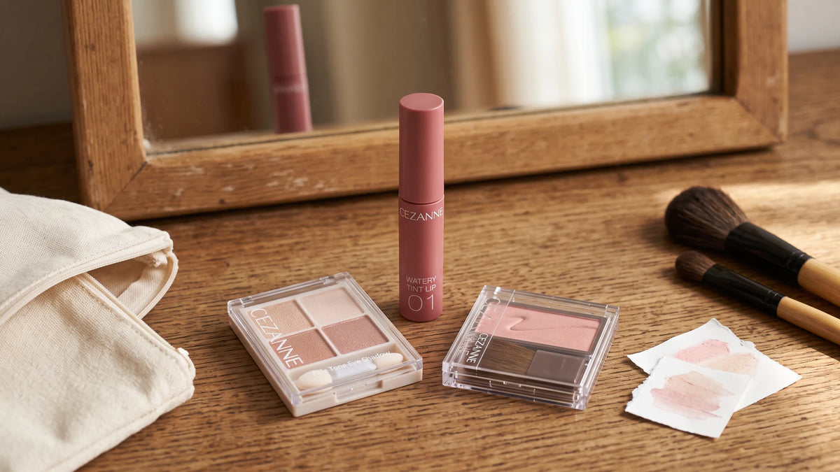 Cezanne brand sale — makeup preparation scene