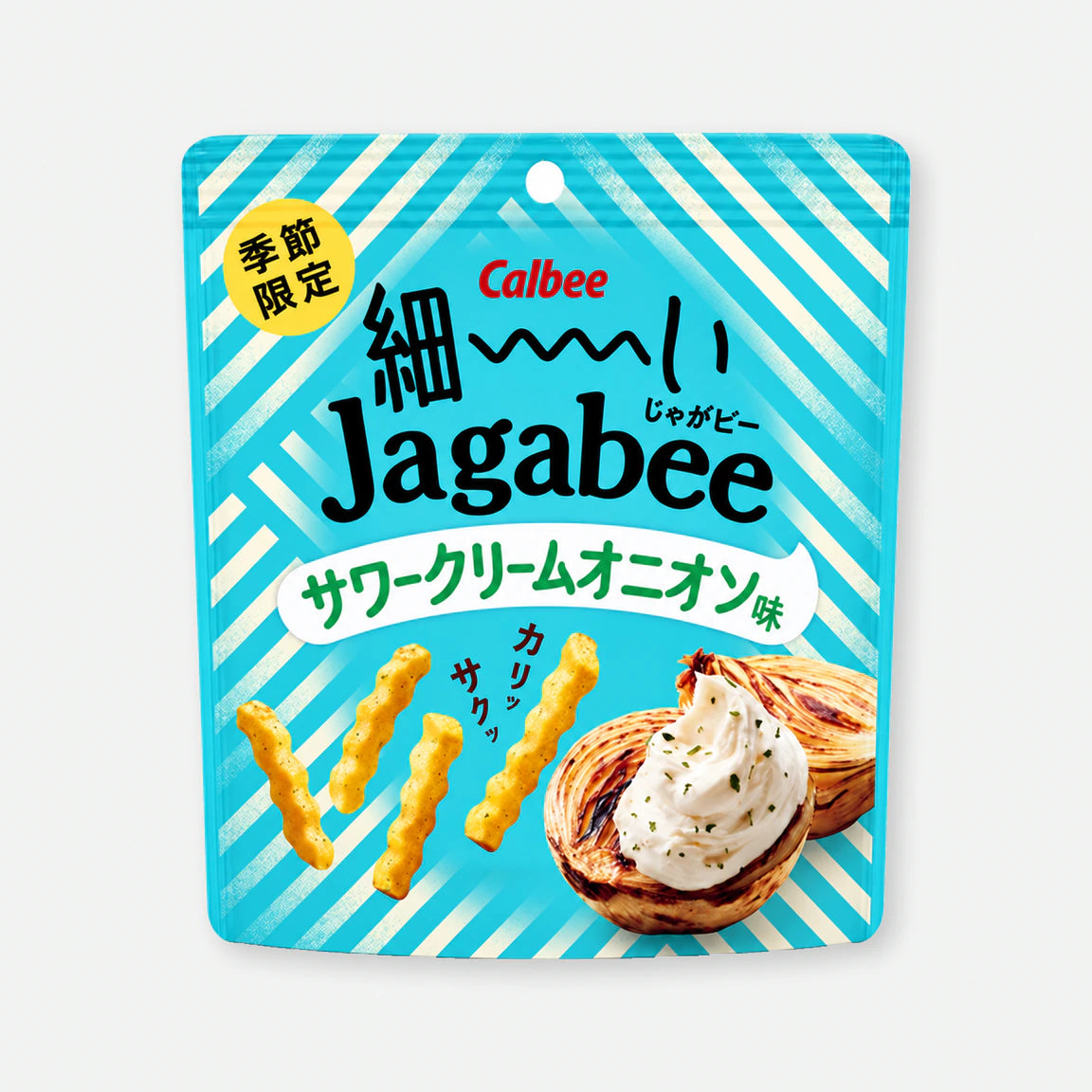 Calbee Thin Jagabee Sour Cream & Onion 35g product pack