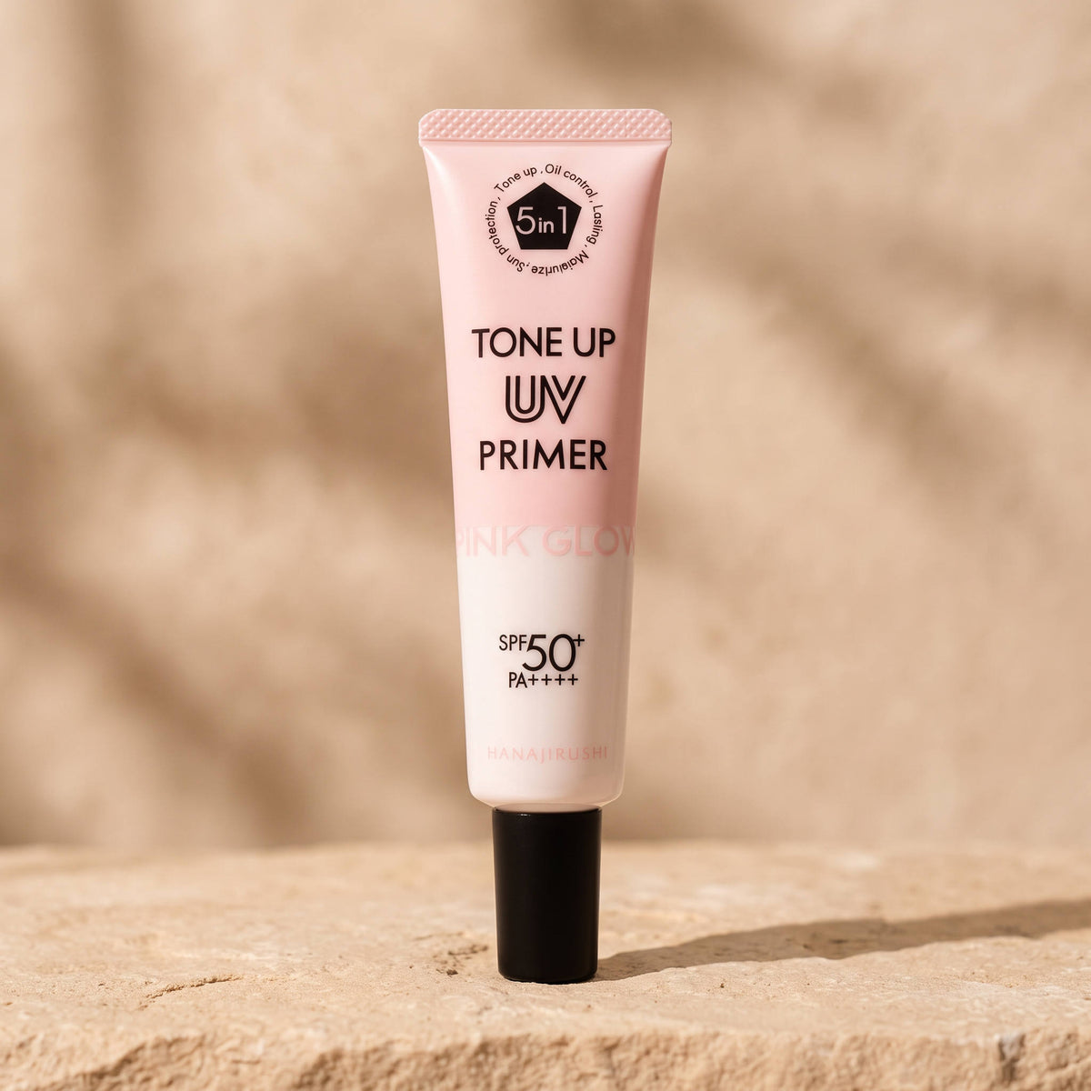 Hanajirushi Tone-Up UV Primer Pink Glow SPF50+ PA++++ 35g — GIFT - MACRO