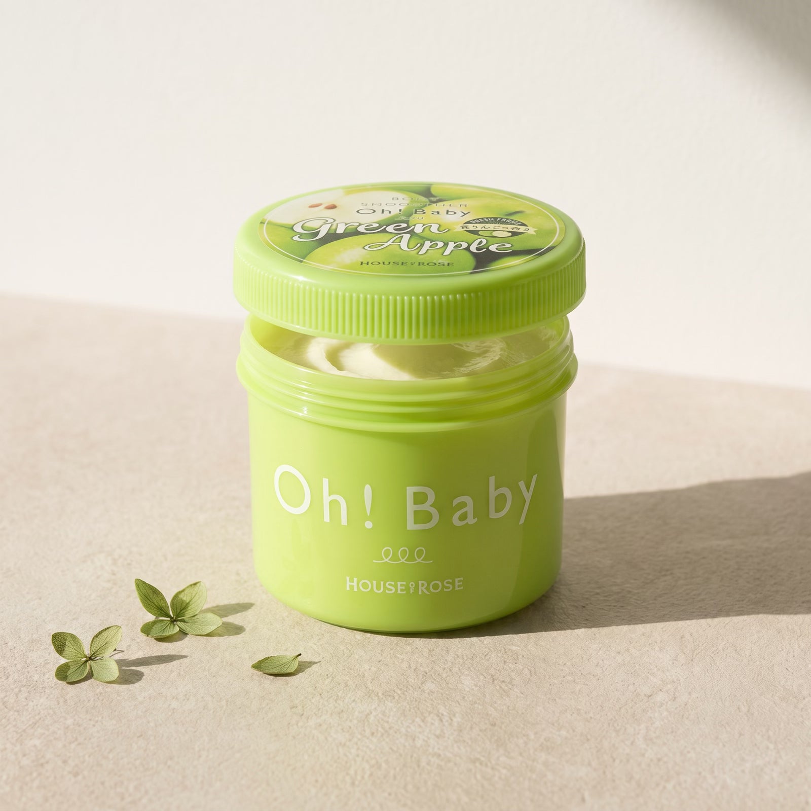 House Of Rose Oh! Baby Body Scrub Smoother Cream Green Apple 350g — GIFT DEFAULT