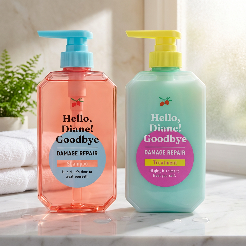 Diane Hello, Diane! Goodbye Shampoo & Treatment Set 400ml Each