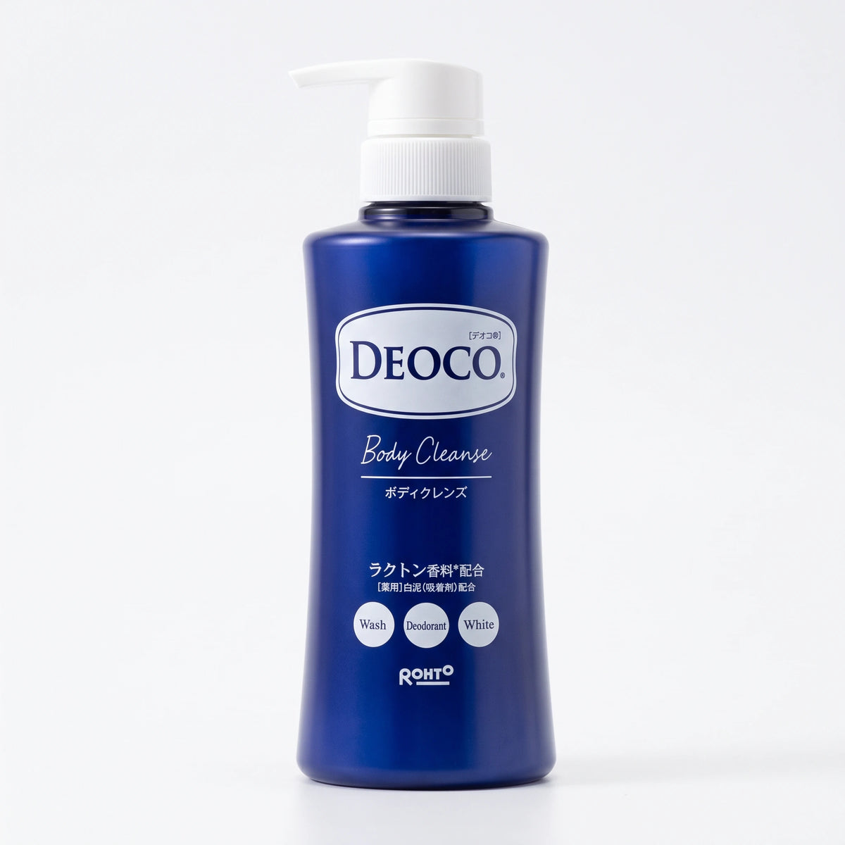 DEOCO Medicated Body Cleanse Bottle 350ml — macro lifestyle view
