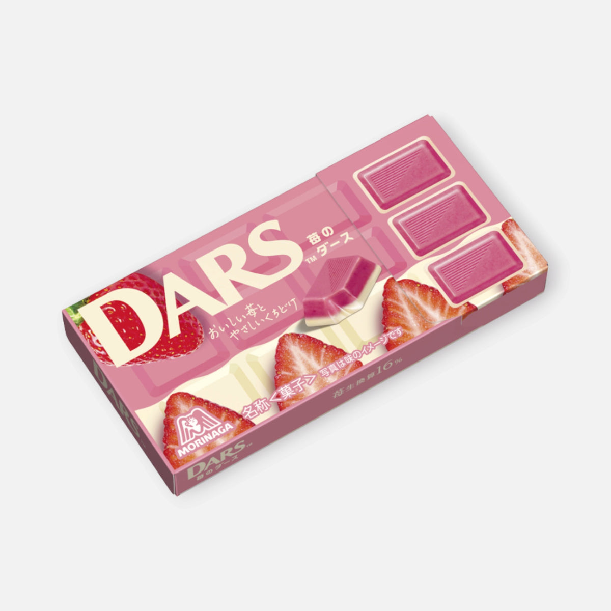 Morinaga Ichigo Dars Strawberry Chocolate 12 Pieces