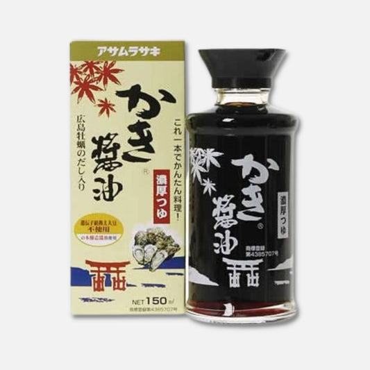 Asamurasaki Shoyu Oyster Soy Sauce With Traditional Glass Bottle 150ml - Buy Me Japan