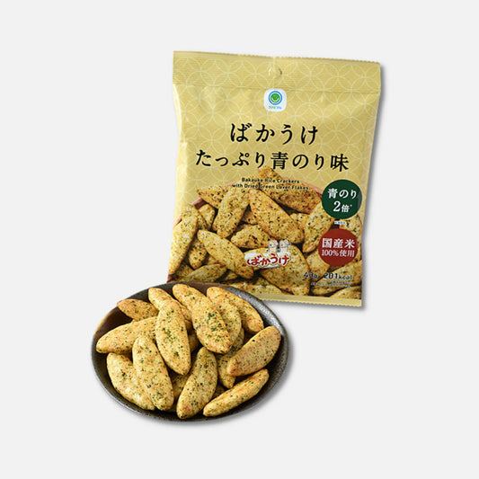 Famimaru Rice Crackers With Dried Green Laver Flakes 43g - Buy Me Japan