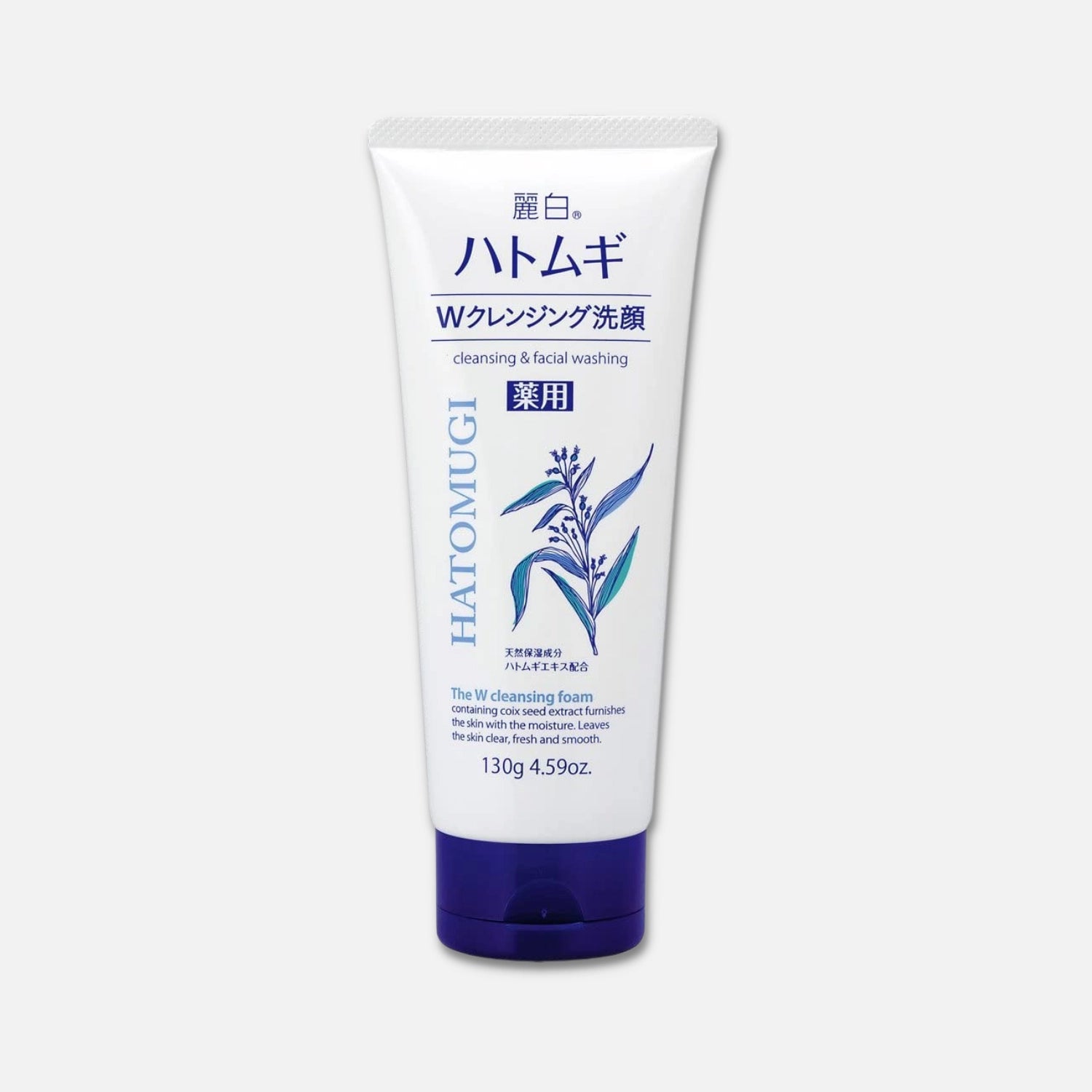 Reihaku Hatomugi Double Moisturizing Facial Cleanser 130g - Buy Me Japan