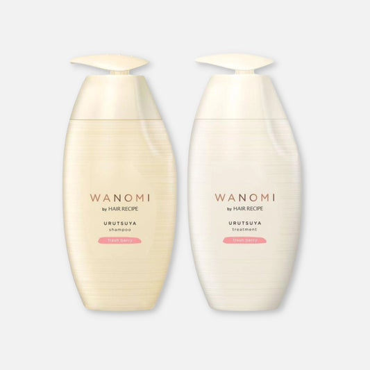 Wanomi Urutsuya Moisturizing Shampoo & Treatment Set 350ml Each - Buy Me Japan